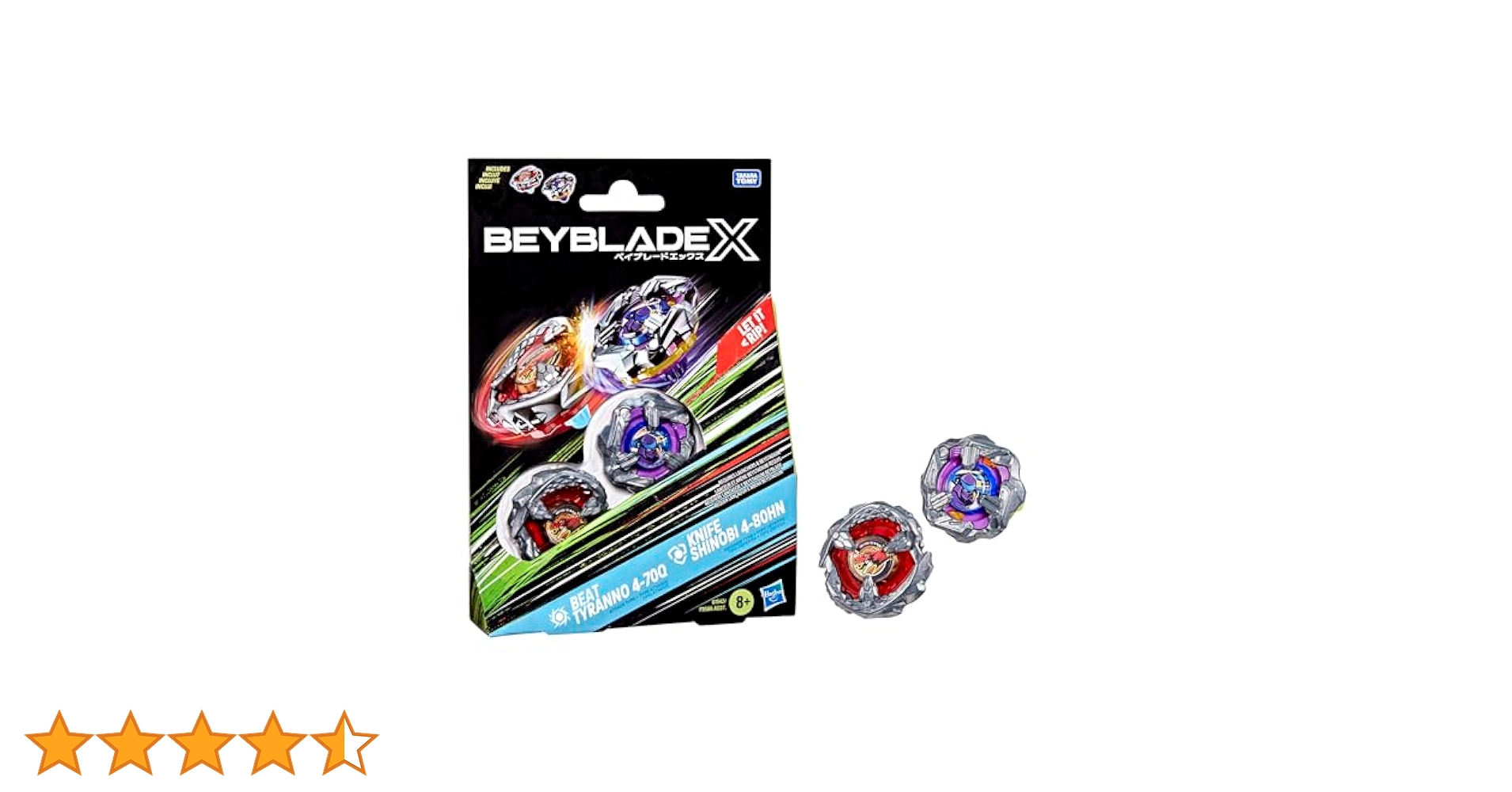 BEY BLADE X Authentic Takara Tomy Dual Battle Tops Pack